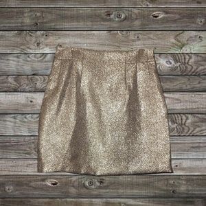 Gold/Silver Glitter Mini Skirt Womens size 6